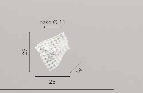 Applique con cristalli K9 trasparenti 1XG9 non incl. RUMBA Applique con cristalli K9 trasparenti 1XG9 non incl. RUMBA